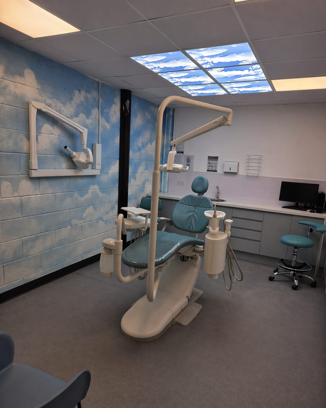 Treatment room inside the practice