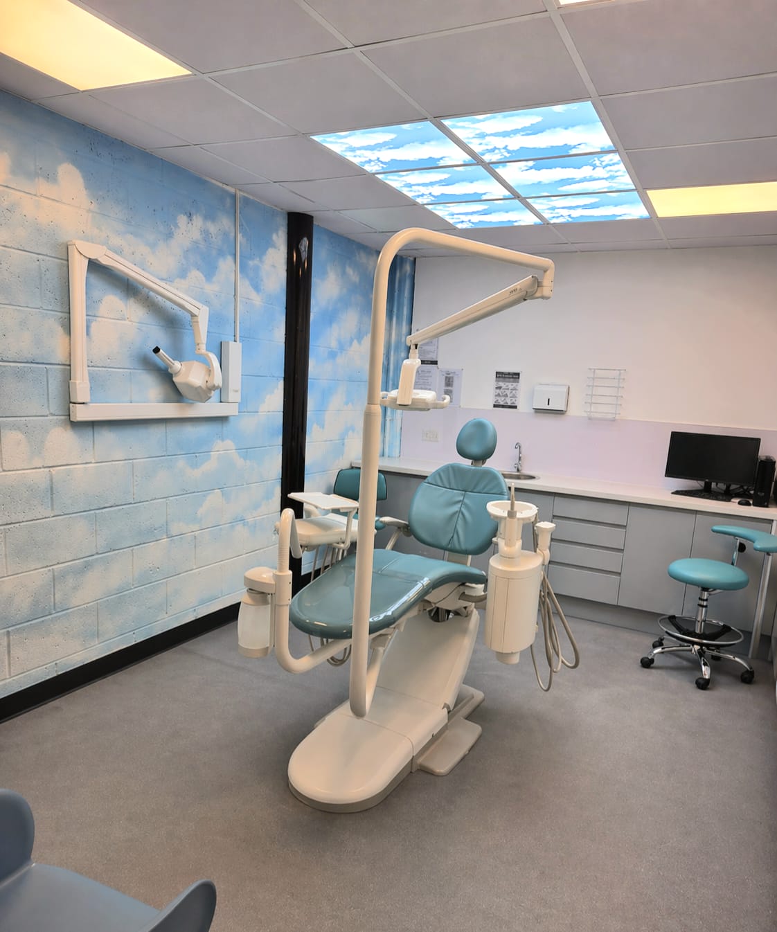Treatment room inside the practice